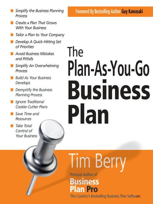 Title details for The Plan-As-You-Go Business Plan by Tim Berry - Available